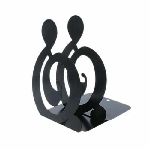 Universal Magnetic Bookends - Black Metal, 6"W X 5"D X 7"H For Books & Binders - View #12