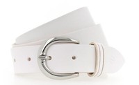 Tamaris Leather Belt W105 GüRtel White Weiß Neu