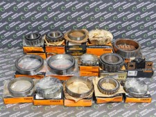 Lot of 23 Timken Bearing 11 Cups, 11 Cones and 1 Pillow Block Bearings