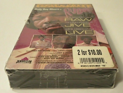 RUDE Dolemite Collection VHS video tape SEALED seal movie ripped seal sticker - Foto 4 di 11