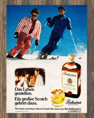 Ballantine's Scotch Whisky - Reklame Werbeanzeige Original-Werbung 1981 (2)
