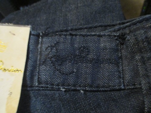NWT Royal Premium Women's Denim Jeans SZ 10 Skinny Ankle w/Black Leather Strips - Picture 8 of 8