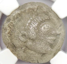 Athens Attica Silver AR Tetradrachm 510-480 BC. Rare Early Issue - NGC Choice VF