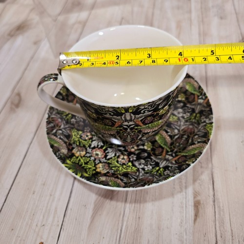 Tazza e piattino Abbeydale Collection William Morris Fragola Ladro - Foto 14 di 15