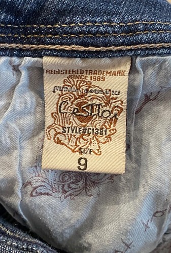 C'est Toi Blue Jeans Juniors Size 9 Boot Cut Low Rise - Picture 8 of 12