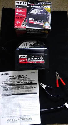 Vector ~ Smart 12 Volt Fully Automatic, VEC1086A-2/4/6 Amp