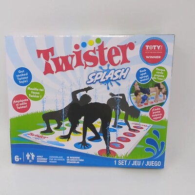 Twister Splash Outdoor Water Sprinkler Game By Hasbro