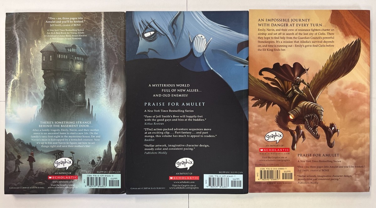 Amulet ~ Seven Book Collection ~ Graphic Novels ~ USED ~ EXCELLENT