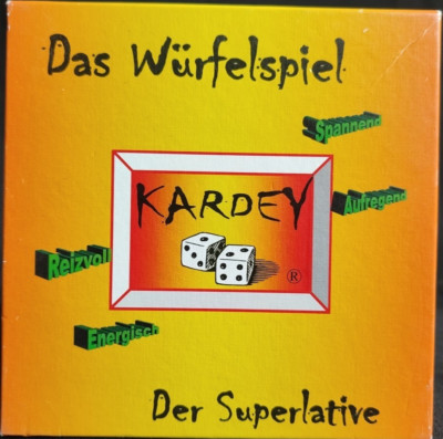 Kardey Das Würfelspiel der Superlative - D & K Spiele - Ab 8 Jahren -Vollständig