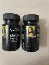 Mona Lisa Metal Leaf Clear Glossy TOP COAT Sealant for Metal Leafing 2oz Bottle2