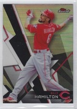 Billy Hamilton Refractor 2018 Topps Finest Baseball Base #33 Reds
