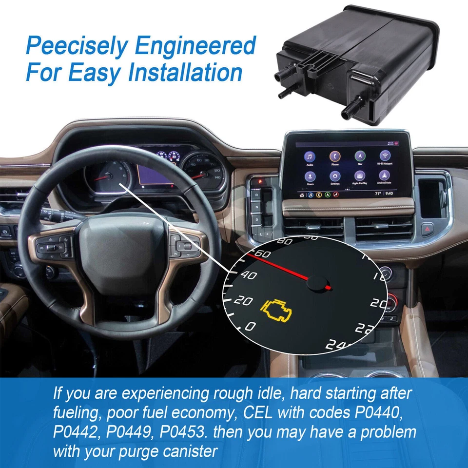 Bote de vapor 911-199 911-199 para Cadillac Escalade ESV EXT GM Foto 4 de 4