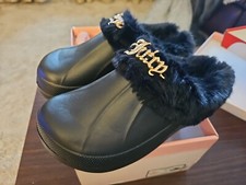 Juicy Couture Black Clogs