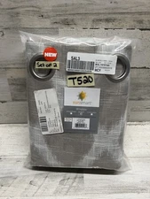 SunSmart Blakesly Taupe Blackout (2) Window Panel 50x84 New