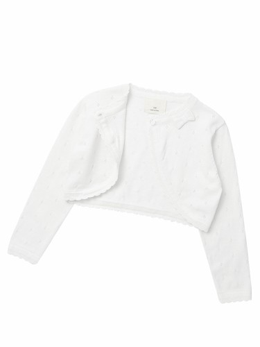Kids Girls Long Sleeve Knit Bolero Cardigan Shrug Dress Coat Sweater Jacket - Picture 7 of 49