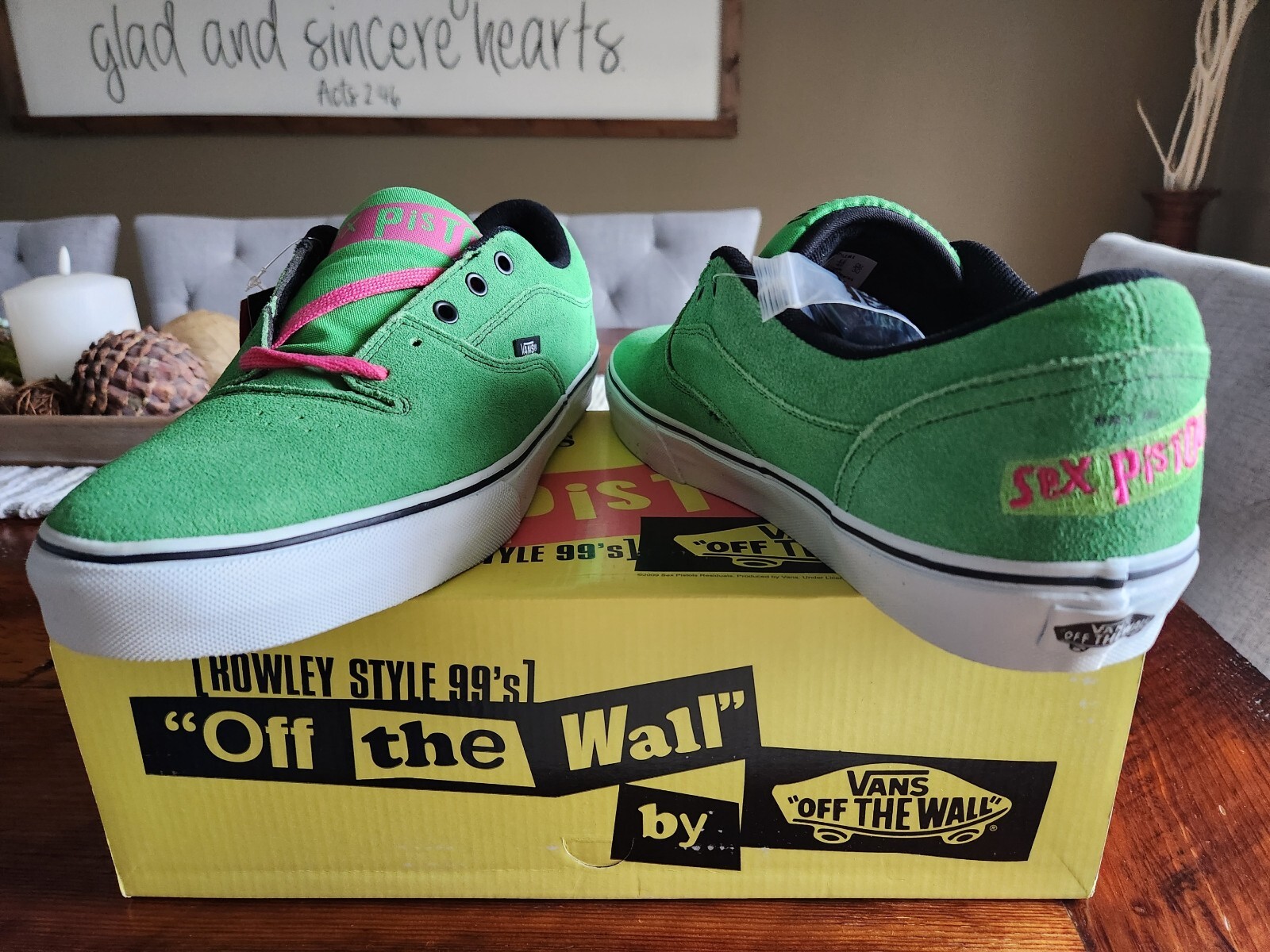 Van's Rowley "Style 99's" Sex Pistol Sneakers, Men's Size 12 (RARE)