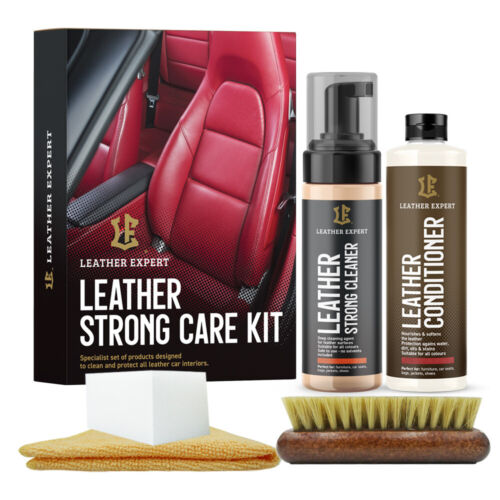 Leather Strong Care Kit  Starkes Leder Reinigungs und Pflegeset Ledercreme - Bild 1 von 9