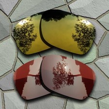 Yellow Gold Bronze Brown Lenses Replacement For-Oakley Holbrook OO9102 Polarized