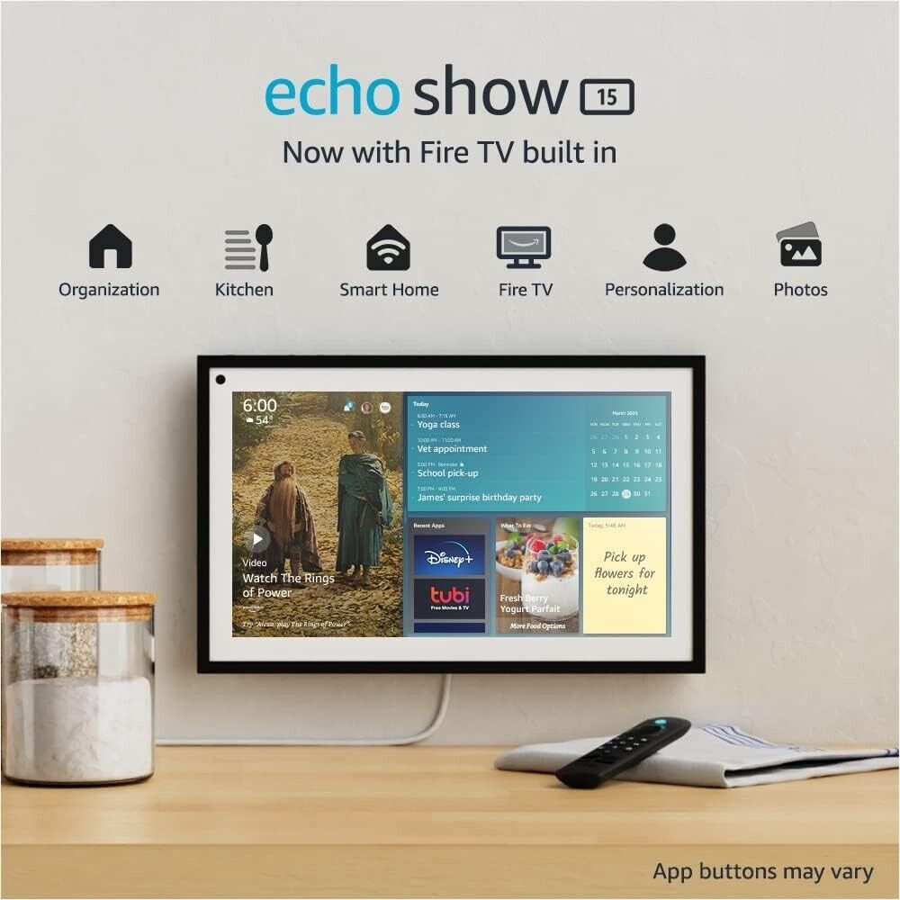 Echo Show 15 | Full HD 15.6 Echo Show 15 | Full HD 15.6