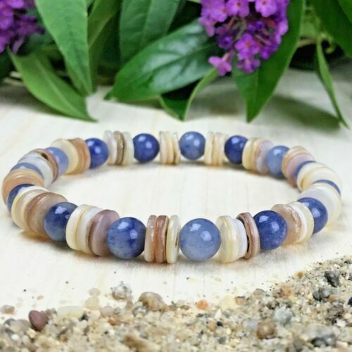 Bracciale In Labradorite, Gioielli In Labradorite, Blue Flash, A Strati - Foto 9