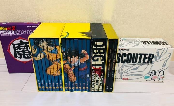 ドラゴンボール DVD BOX 4点 セット Dragon Ball DVD BOX 4-piece set, total of 71 discs (with