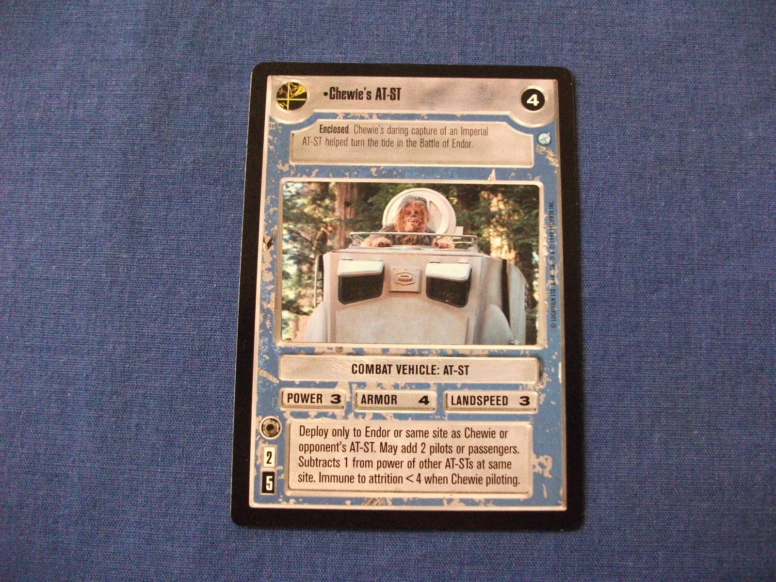 Star Wars CCG Endor Chewie's AT-ST