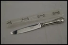 CHRISTOFLE MARLY DESSERT KNIFE SILVERPLATED FRANCE ROCOCO OLD PATTERN 7.80"