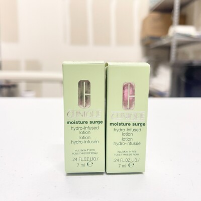 2x 7ml each Clinique Moisture Surge Eye 96-Hour Hydro-Filler Concentrate