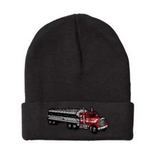 Beanies for Men Tanker Embroidery Trucks Winter Hats Women Acrylic Skull Cap