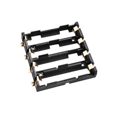 Battery Holder Storage Case Container SMT with Bronze Pins for 4x18650 Batteries
