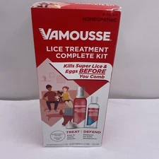 Vamousse Lice Treatment Kit Kills Super Lice & Eggs Mousse