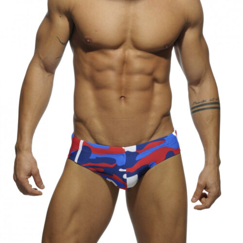 new man's Brand swimming Camouflage swim trunks sexy low waist briefs swimwear - Afbeelding 1 van 44