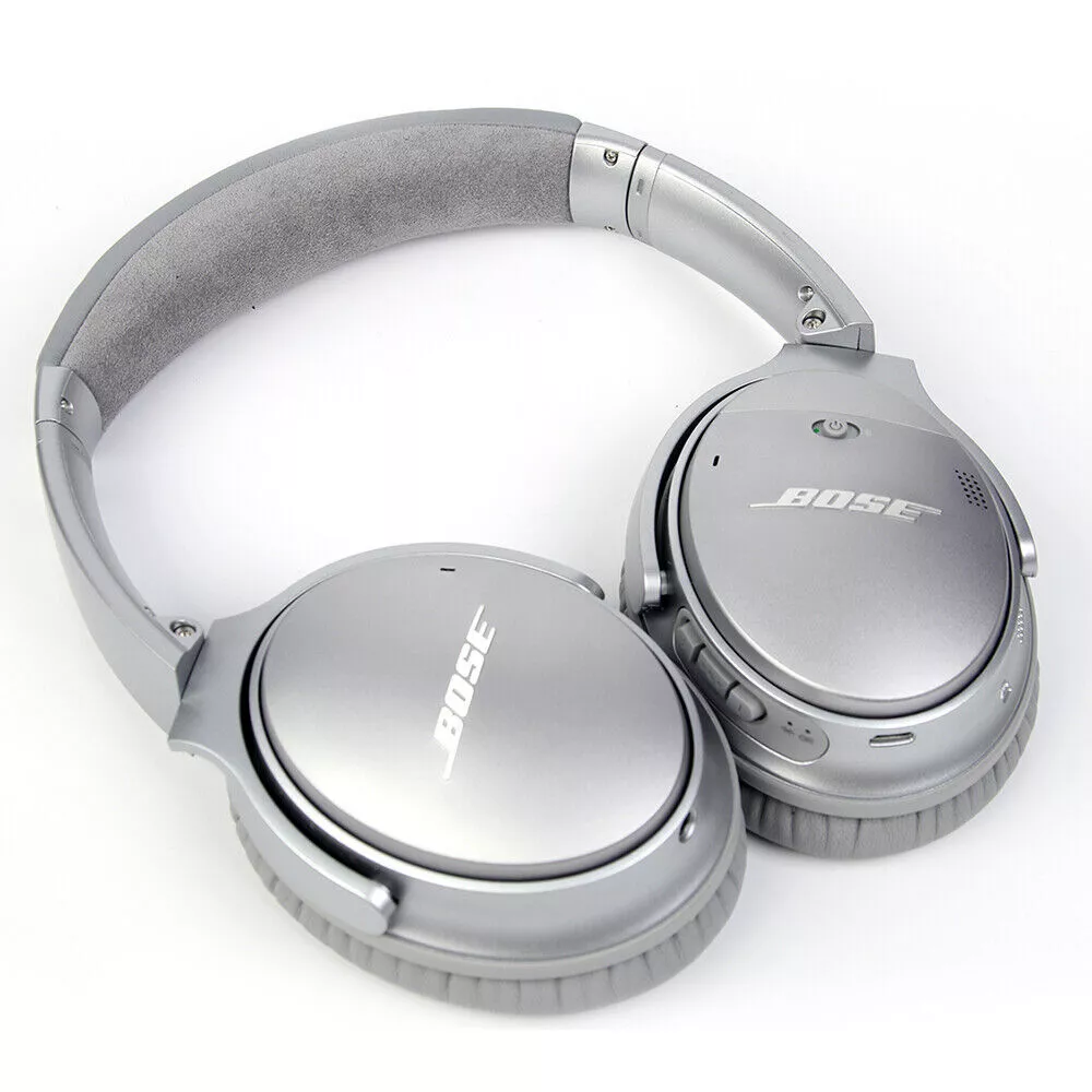 Bose QuietComfort 35 QC35 series II Wireless Headphones Noise-Cancelling  Silver