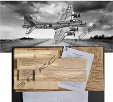 B-17F Flying Fortress 78" WS RC Airplane Laser Cut Balsa Ply & Short Kit W Plans
