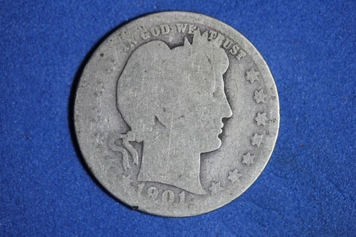 Estate Find 1901 O- Barber Quarter Dollar!! #K53540