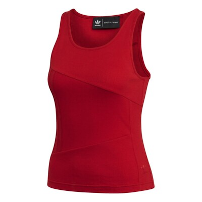adidas x Daniëlle Cathari Tank Top Größen 8, 10 rot UVP £45 brandneu FN2773