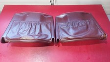 2x Verkleidung Sitz Lehne rot Softleder Mercedes W126 SE 1269107539 1269107639