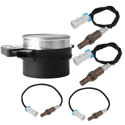 For 00-02 Chevy Silverado 1500 5.3L 4pcs Oxygen o2 02 + Mass Airflow MAF Sensor - Picture 4 of 24