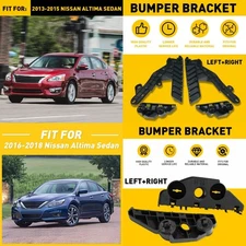 Front Left Right Bumper Support Brackets Fits 2016 Nissan 2017 18 Altima Sedan E