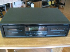 Onkyo TA-RW414 Vintage High Model Dual Deck Cassette Recorder Tested Works