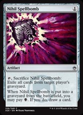 Nihil Spellbomb - Light Play MTG Masters 25
