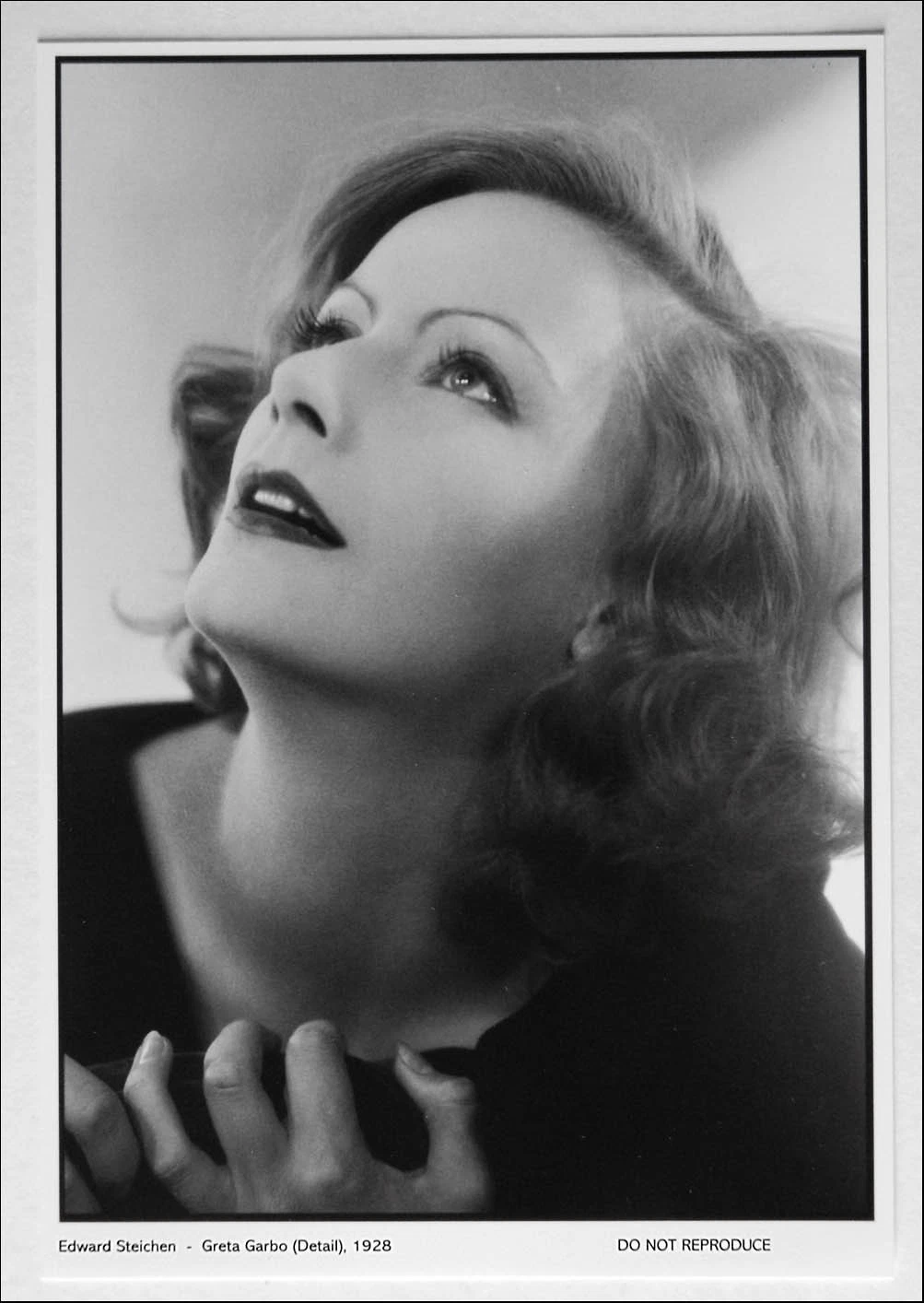 Edward Steichen. Portrait of Greta Garbo, 1928. Tirage prepress. - Photo 1/7