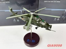 Nuevo Helicóptero Diecast Metal + Modelo Plástico Escala 1/100 Chino PLA Z-10 Z10