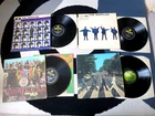 BEATLES X4 1st Press ORIGINAL UK PARLOPHONE Job Lot Lps Help/Sgt/Abbey Rd/HDN
