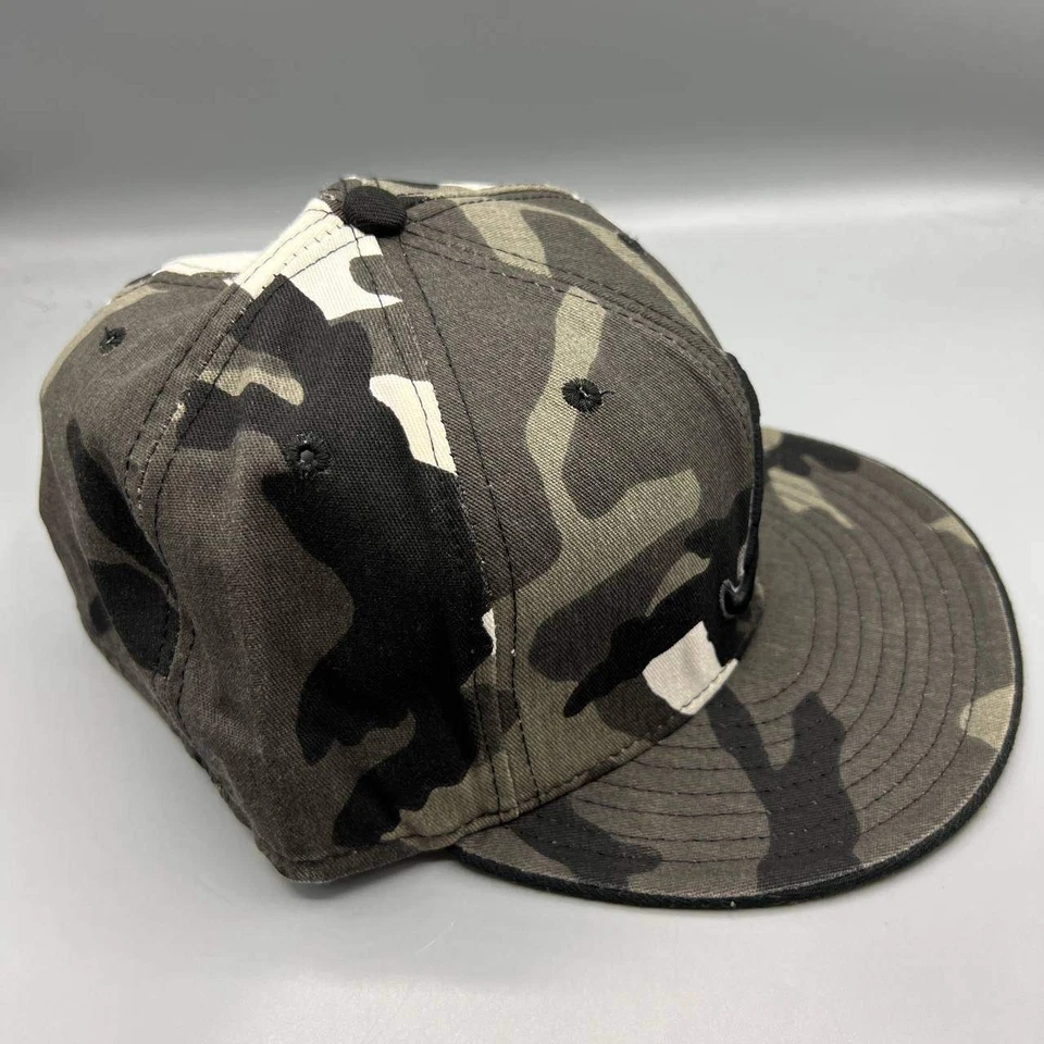 Atlanta Braves Hat Men 7 7/8 Black Camo 59Fifty New Era MLB Fitted Cap - Image 4 of 4