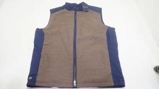 Peter Millar Golf Cambridge Wool Vest Mens Size Medium Rye 995A 01222994 New