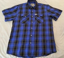 Dixxon Flannel Co The Cape Bamboo Blend Short Sleeve Shirt BNIB XL extra large 