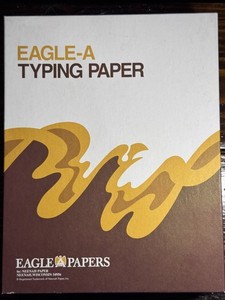Eagle-A Trojan Bond Radiant White 3308 Cockle 500 Sheets 8.5x11 Typing Paper 