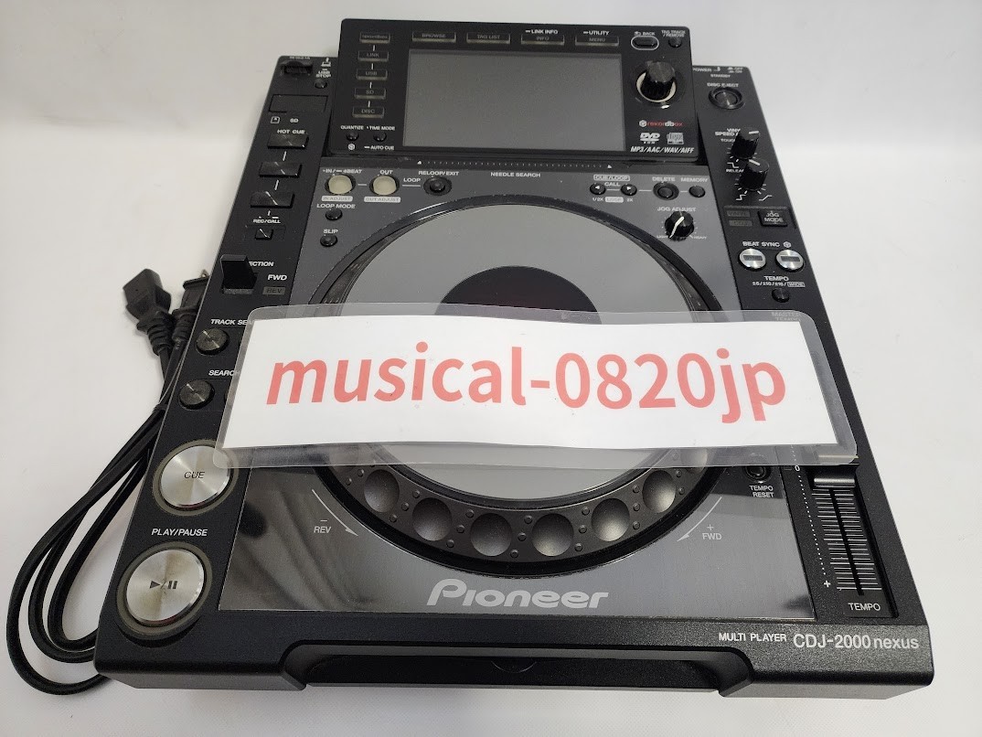 Pioneer CDJ-2000 NXS DJ Multi Player Digital Turntable 2000 Nexus