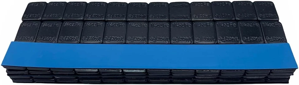 360 piezas, 0,25 oz 1/4 oz, adhesivo negro en pesos de rueda - 1 caja negra Foto 2 de 4